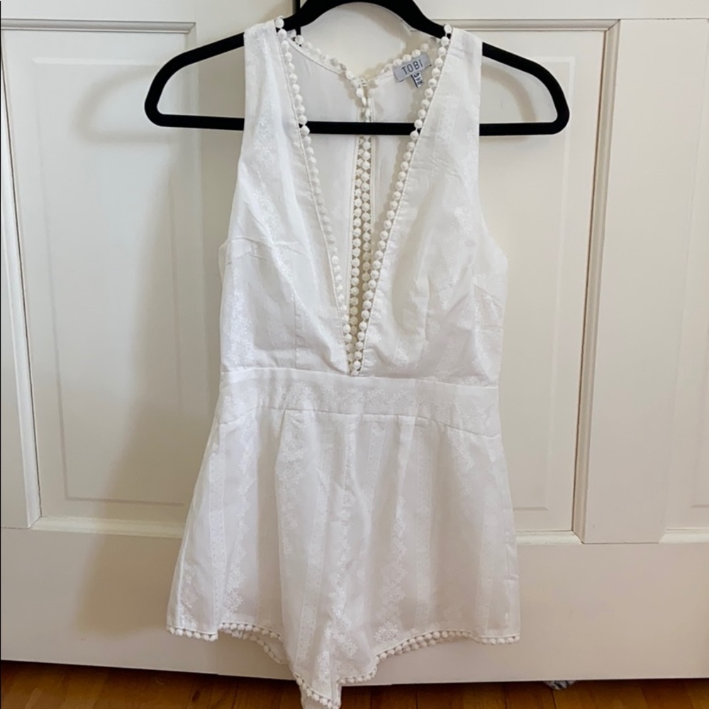 Tobi White Romper